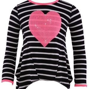 PINC PREMIUM BIG GIRL’S SEQUIN HEART TOP S…